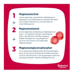Biolectra AktivPlus Energie & Muskeln Weichgummis Erdbeere, 60 St