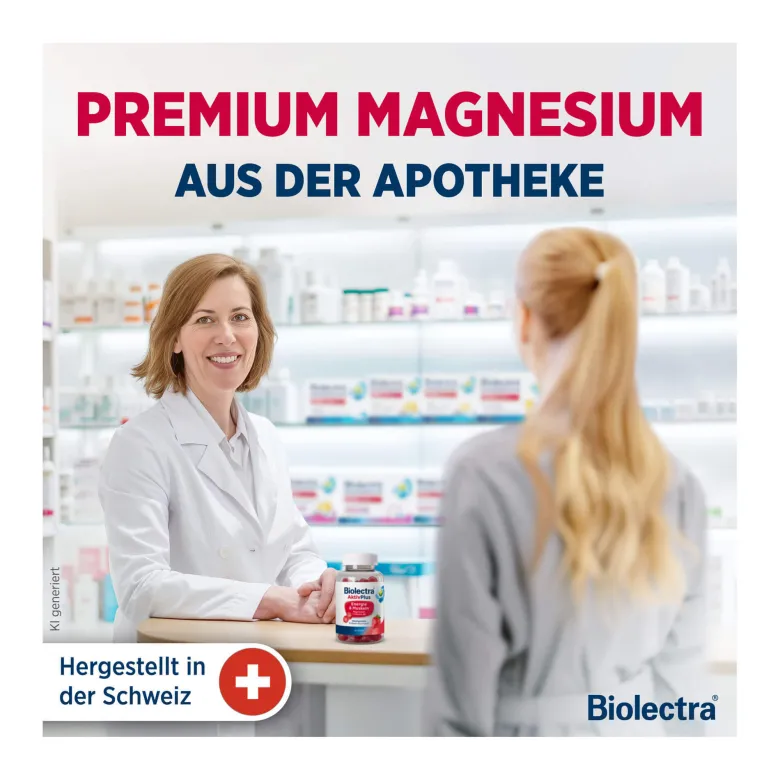 Biolectra AktivPlus Energie & Muskeln Weichgummis Erdbeere, 60 St