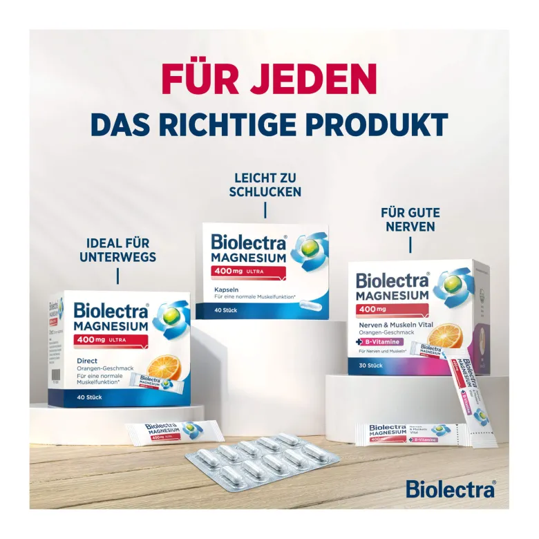 Biolectra AktivPlus Energie & Muskeln Weichgummis Erdbeere, 60 St