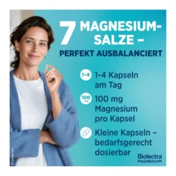 Biolectra Magnesium Komplex Balance 7 Kapseln, 120 St