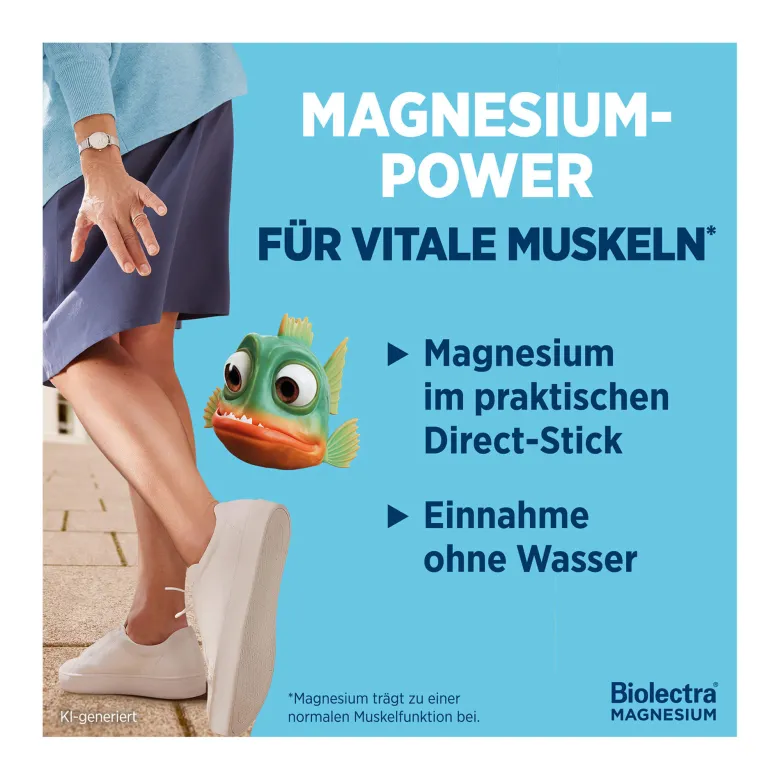Biolectra Magnesium 300 mg Direct Sticks, 40 St
