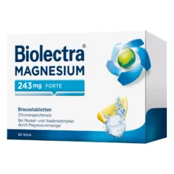 Biolectra Magnesium 243 mg Forte Brausetabletten Zitrone, 60 St