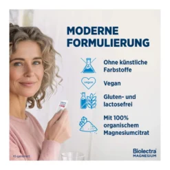 Biolectra Magnesium 486 mg intens Trinkpulver Orangen-Mango, 20 St