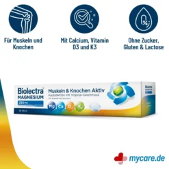 Biolectra Magnesium 250 mg Muskeln & Knochen Aktiv, 30 St