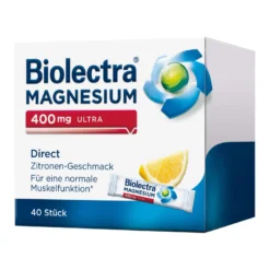 Biolectra Magnesium 400 mg Ultra Direct Sticks Zitrone, 40 St