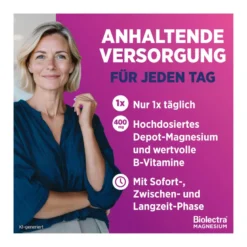Biolectra Magnesium 400 mg Ultra 3-Phasen-Depot Kapseln, 30 St