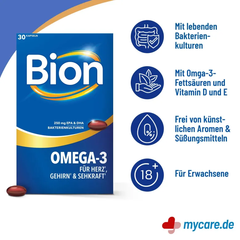 Bion Omega-3 Kapseln, 30 St