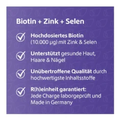 Biotin+Zink+Selen Kapseln, 120 St