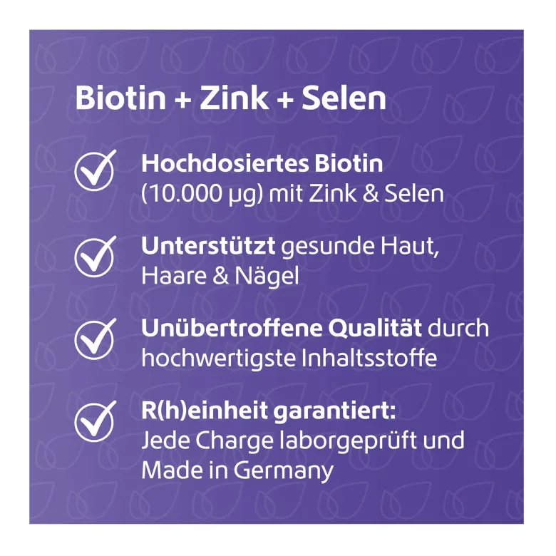 Biotin+Zink+Selen Kapseln, 120 St