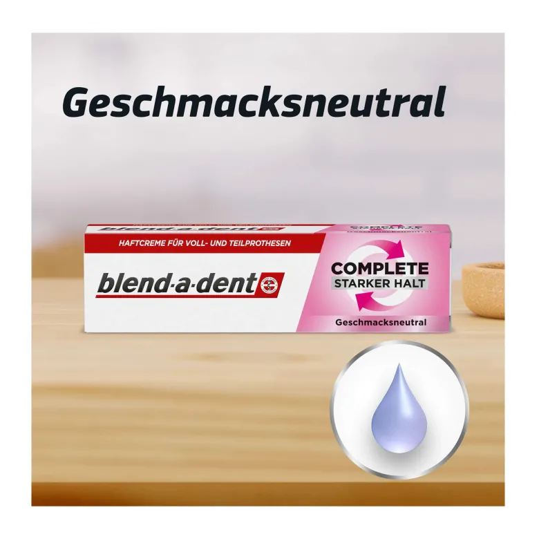 Blend-a-dent Complete Haftcreme geschmacksneutral, 47 g