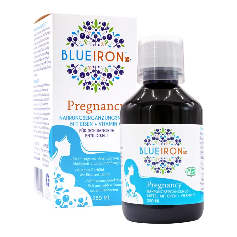 BlueIron Pregnancy Eisen Liquid, 250 ml