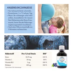 BlueIron Pregnancy Eisen Liquid, 250 ml
