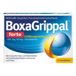 BoxaGrippal forte Erkältungstabletten 400 mg/60 mg, 12 St