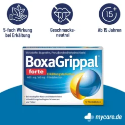 BoxaGrippal forte Erkältungstabletten 400 mg/60 mg, 12 St