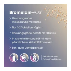 Bromelain-POS 500 F.I.P.-Einheiten, 60 St