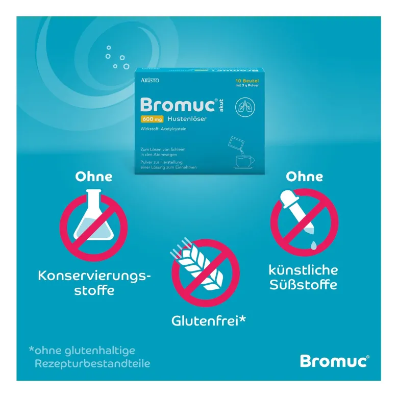 Bromuc akut 600 mg Hustenlöser, 20 St