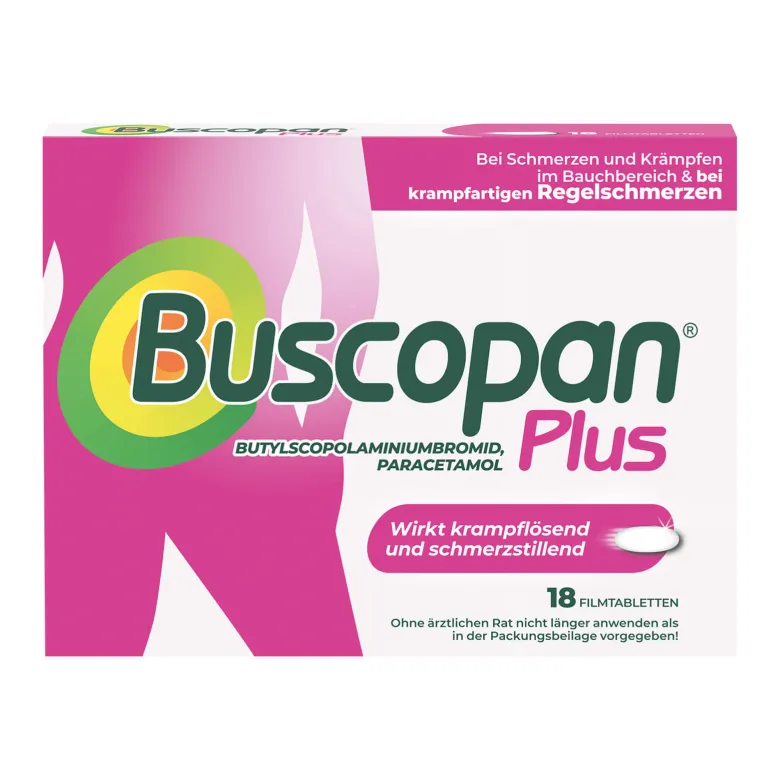 Buscopan Plus Filmtabletten, 18 St