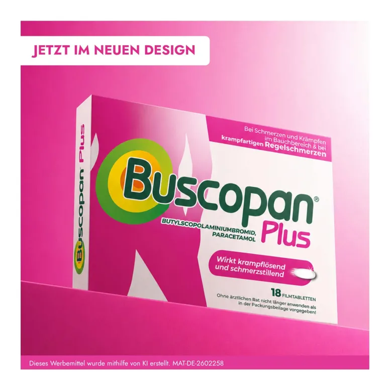 Buscopan Plus Filmtabletten, 18 St