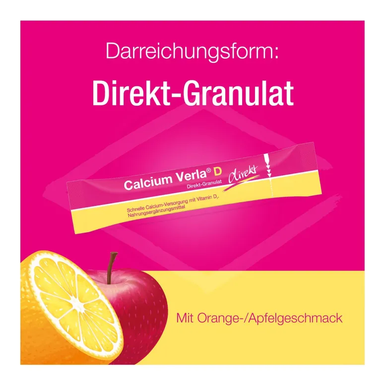 Calcium Verla D direkt Granulat, 30 St