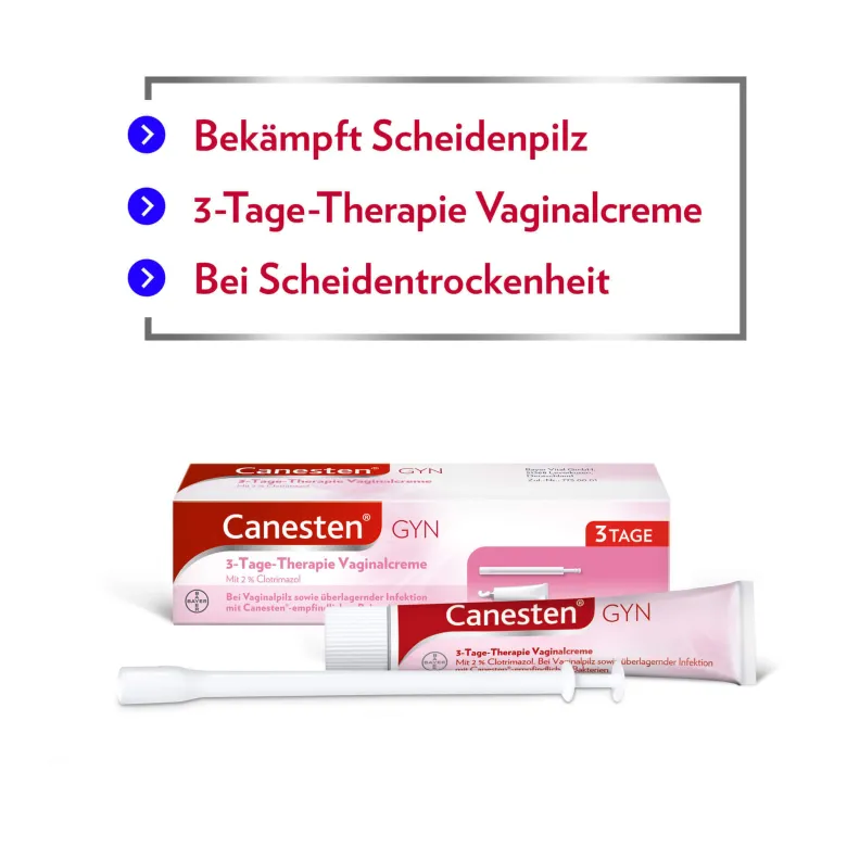 Canesten Gyn 3 Vaginalcreme, 20 g