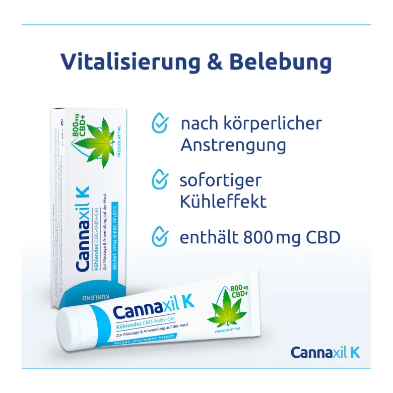 Cannaxil K Kühlendes CBD-Gel, 100 ml