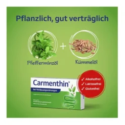 Carmenthin Weichkapseln bei Verdauungsstörungen, 84 St