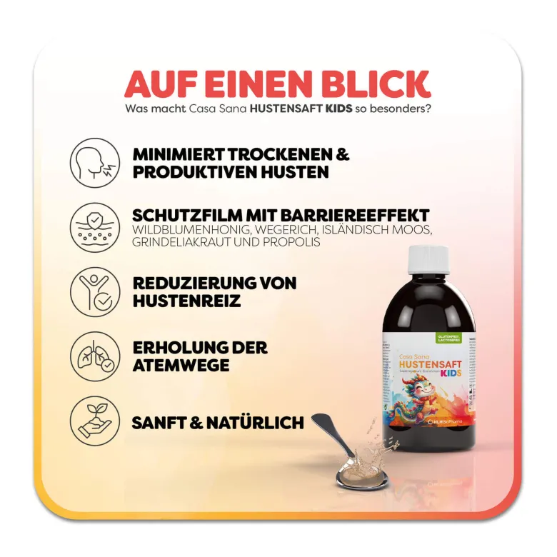 Casa Sana Hustensaft Kids, 200 ml