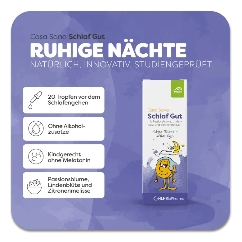 Casa Sana Schlaf Gut Tropfen zum Einnehmen, 30 ml