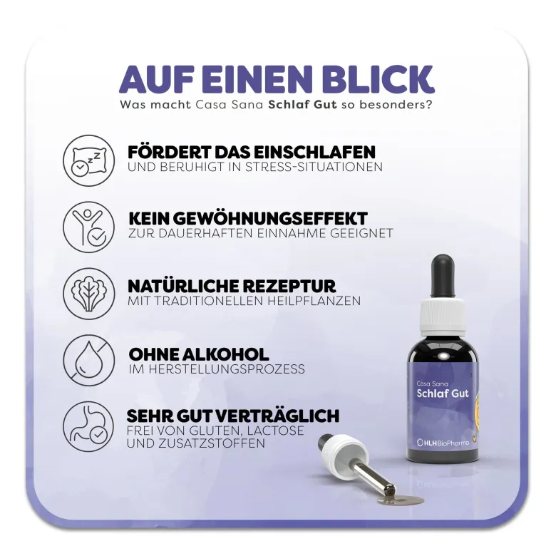 Casa Sana Schlaf Gut Tropfen zum Einnehmen, 30 ml