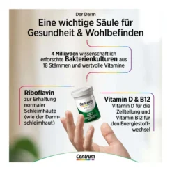 Centrum Vital+ Darm & Energie Kapseln, 30 St