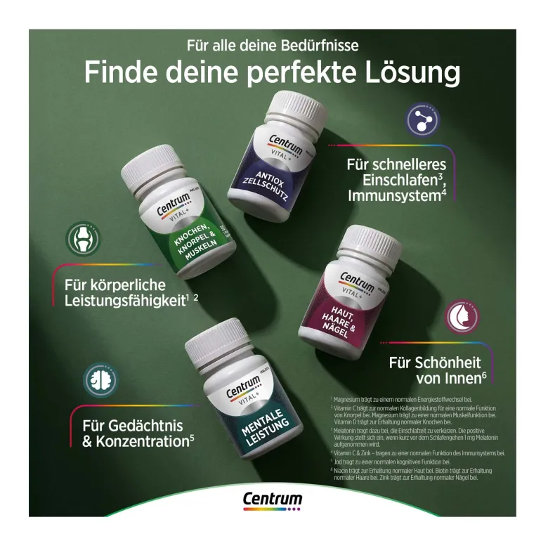 Centrum Vital+ Darm & Energie Kapseln, 30 St