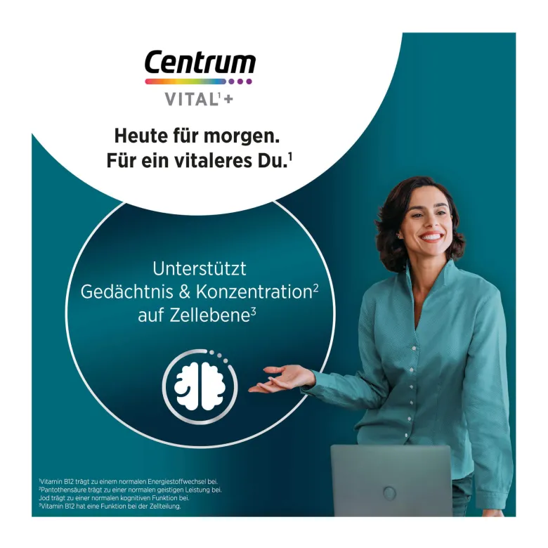 Centrum Vital+ Mentale Leistung Kapseln, 30 St