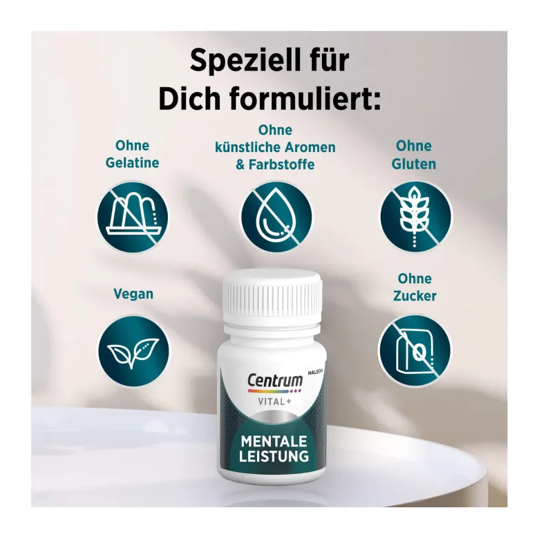 Centrum Vital+ Mentale Leistung Kapseln, 30 St
