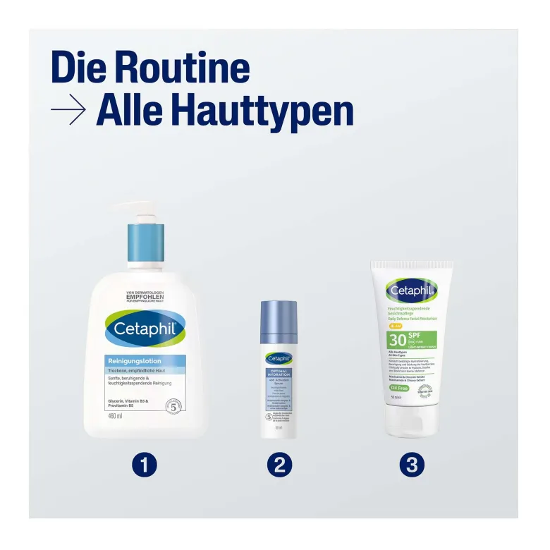 Cetaphil Feuchtigkeitsspendende Gesichtspflege LSF 30, 50 ml