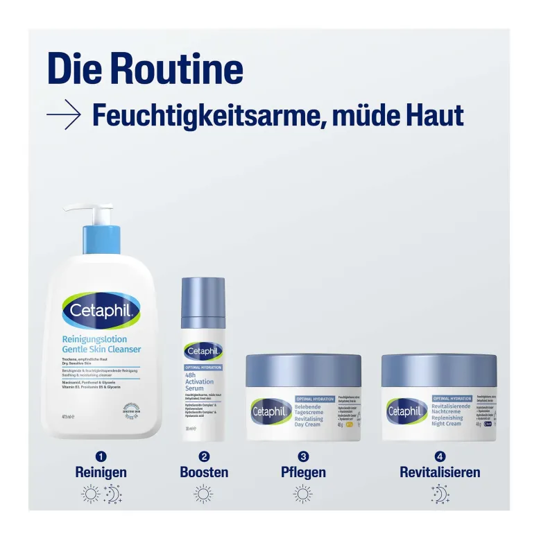 Cetaphil Optimal Hydration Belebende Tagescreme, 48 g
