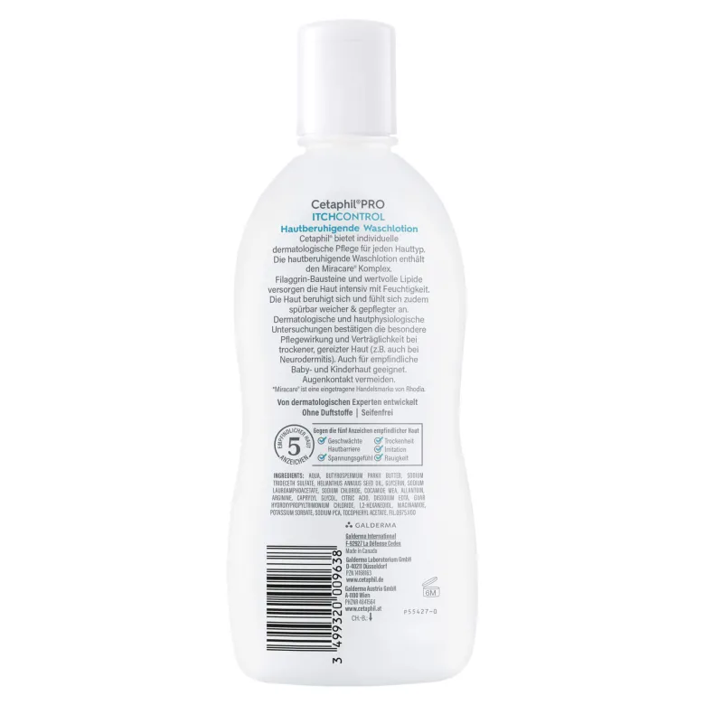 Cetaphil PRO ItchControl Hautberuhigende Waschlotion, 295 ml