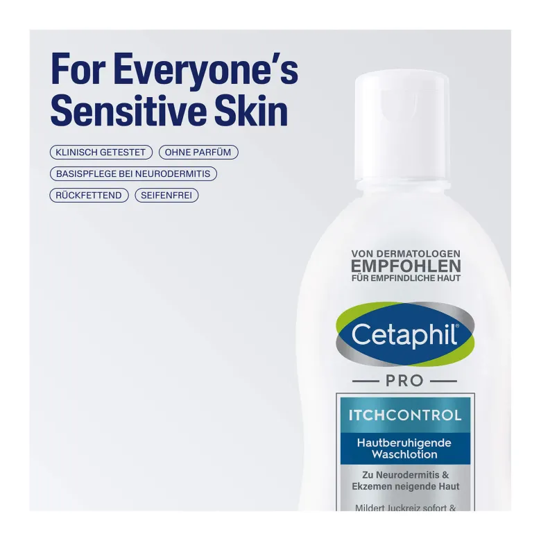Cetaphil PRO ItchControl Hautberuhigende Waschlotion, 295 ml