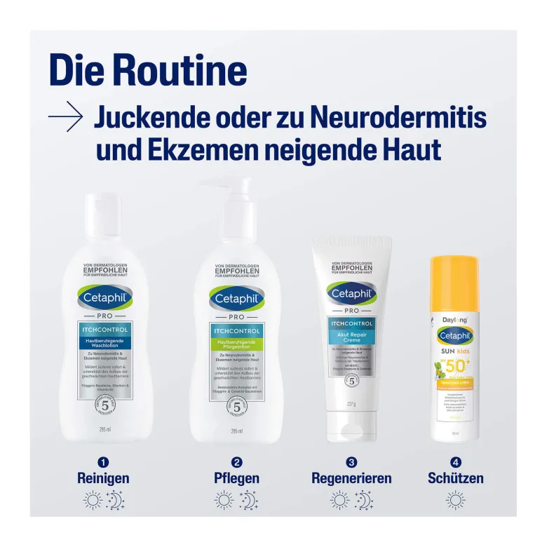 Cetaphil PRO ItchControl Hautberuhigende Waschlotion, 295 ml