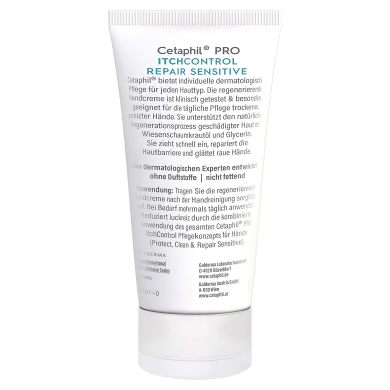 Cetaphil PRO ItchControl Repair Sensitive Handcreme, 50 ml
