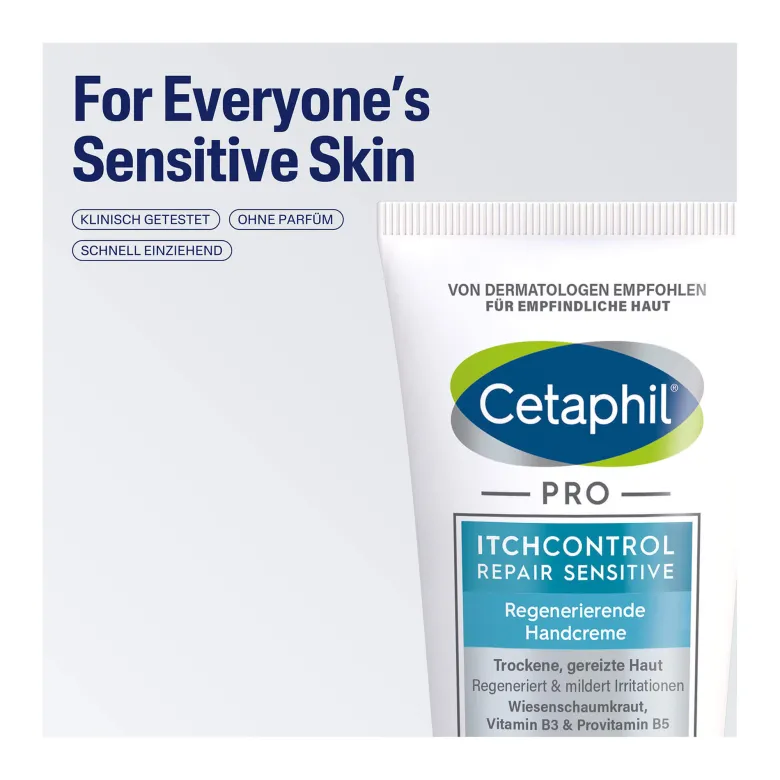 Cetaphil PRO ItchControl Repair Sensitive Handcreme, 50 ml