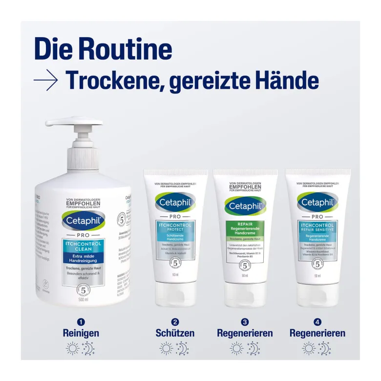 Cetaphil PRO ItchControl Repair Sensitive Handcreme, 50 ml