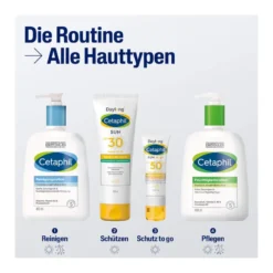 Cetaphil SUN Sensitive Gel-Creme SPF 30 Sonnenschutz, 200 ml