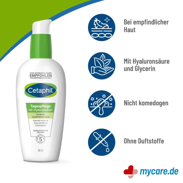 Cetaphil Tagespflege mit Hyaluronsäure, 88 ml