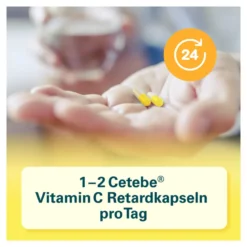Cetebe Vitamin C Retard 500 Retardkapseln, 180 St