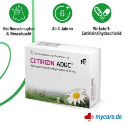 Cetirizin-Adgc Filmtabletten, 100 St