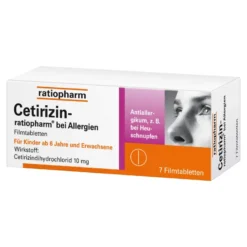 Cetirizin ratiopharm bei Allergien, 7 St