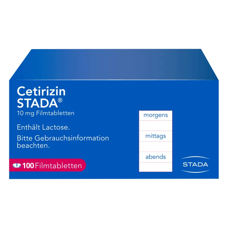 Cetirizin Stada 10 mg Filmtabletten, 100 St