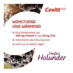 Cevitt immun Heißer Holunder zuckerfrei, 14 St
