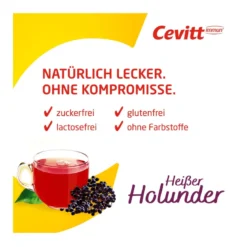 Cevitt immun Heißer Holunder zuckerfrei, 14 St
