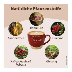 Chi-Cafe classic Wellness Kaffee mit Akazienfaser Guarana, 400 g